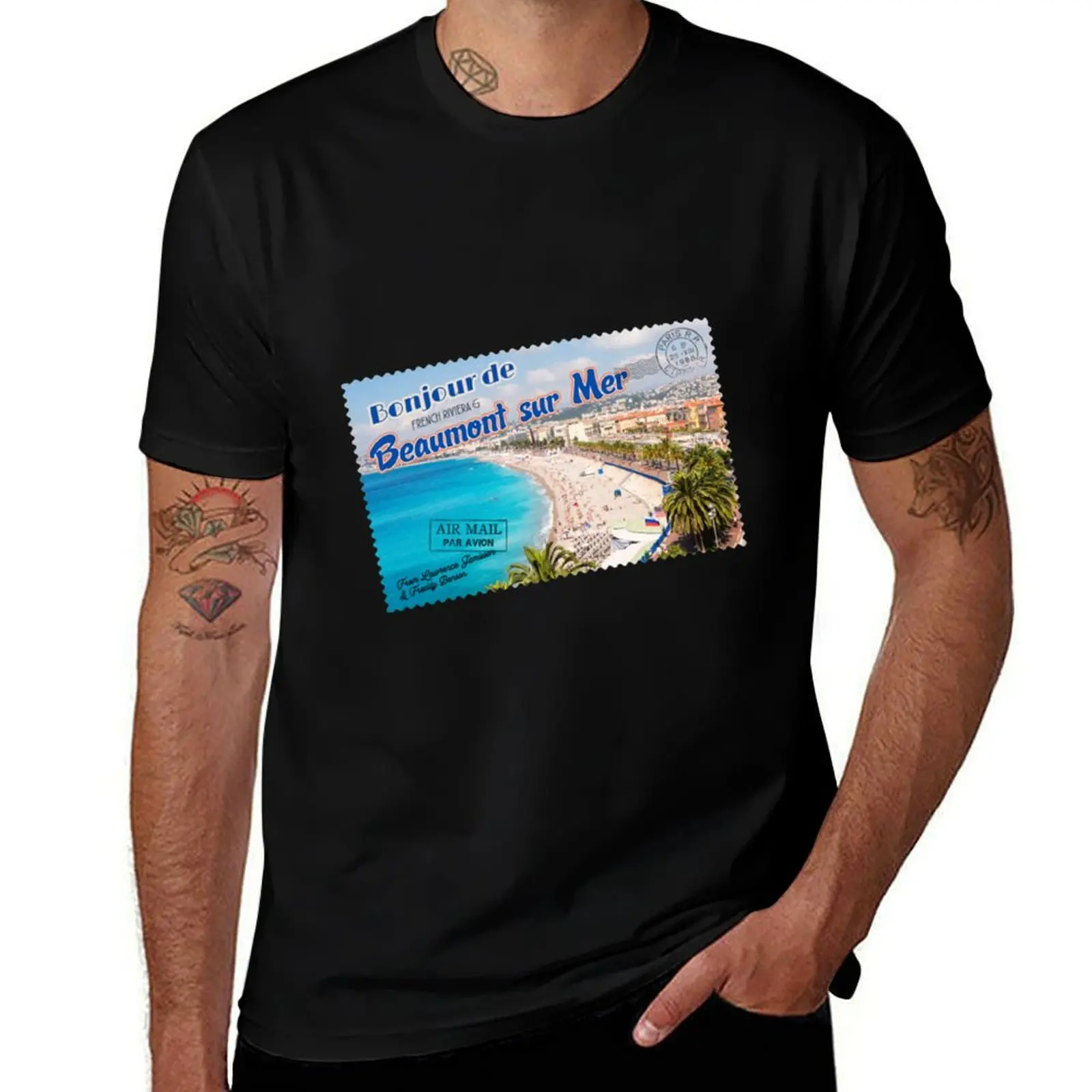 Dirty Rotten Scoundrels T-ShirtDirty Rotten Scoundrels - Postcard from Beaumont sur Mer T-Shirt man clothes mens clothes