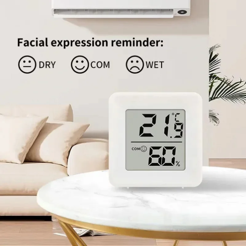 

4pcs Mini Indoor Thermometer LCD Digital Temperature Room Hygrometer Gauge Sensor Humidity Meter