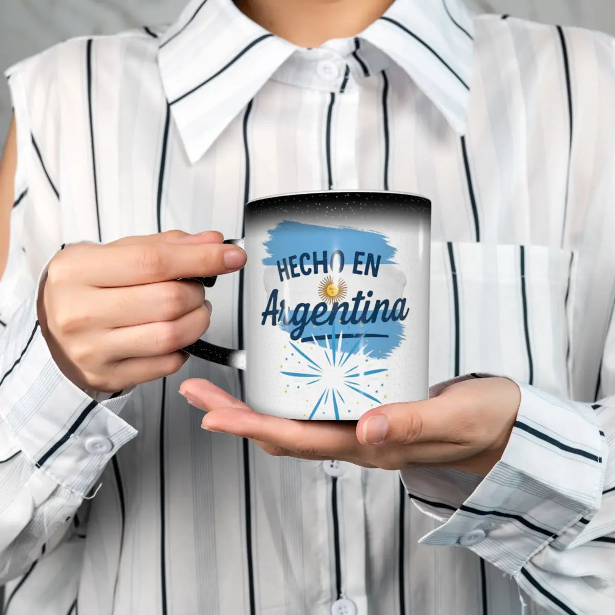 Argentina Argentinian National Flag  Mug Funny Ceramic Coffee Cups Tea Mugs Milk Cup Drinkware Gifts for Woman Man