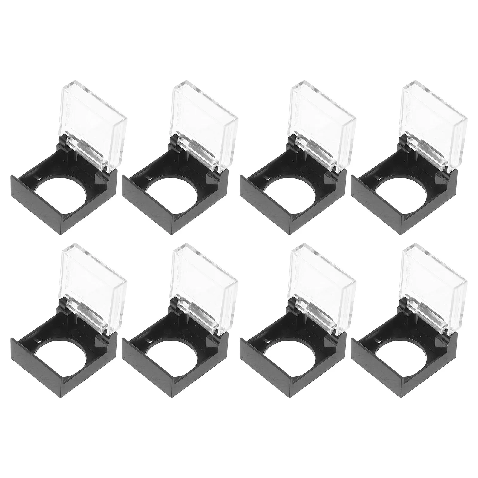 8Pcs Plastic Button Protective Covers Power Switch Guard for Washing Machine Dishwasher Anti-Touch Push Button Safety Covers