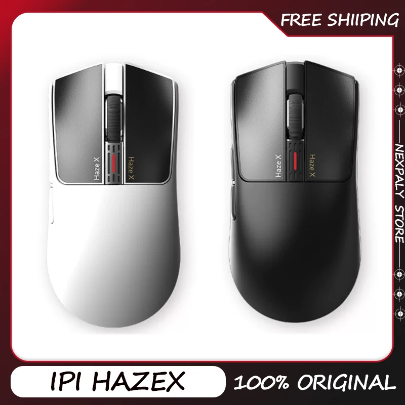 IPI HAZEX Wireless Mouse IPI HAZE X 8K Electromagnetic Micromotion PAW3955 52000DPI E-sports Gaming Mouse TMR PC Accessory Gift