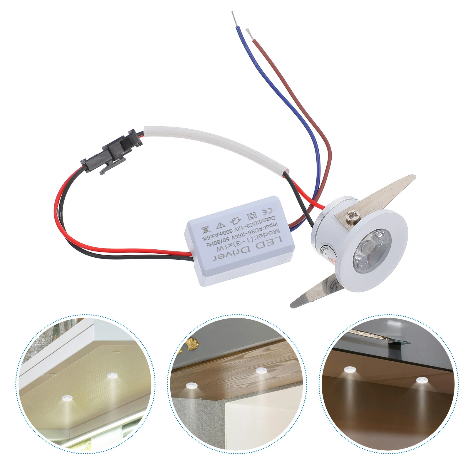 

Mini Led Ceiling Light Compact Showcase Recessed Well Light Energy Efficient Warm Cabinet Display Lamp Embedded Lamp For