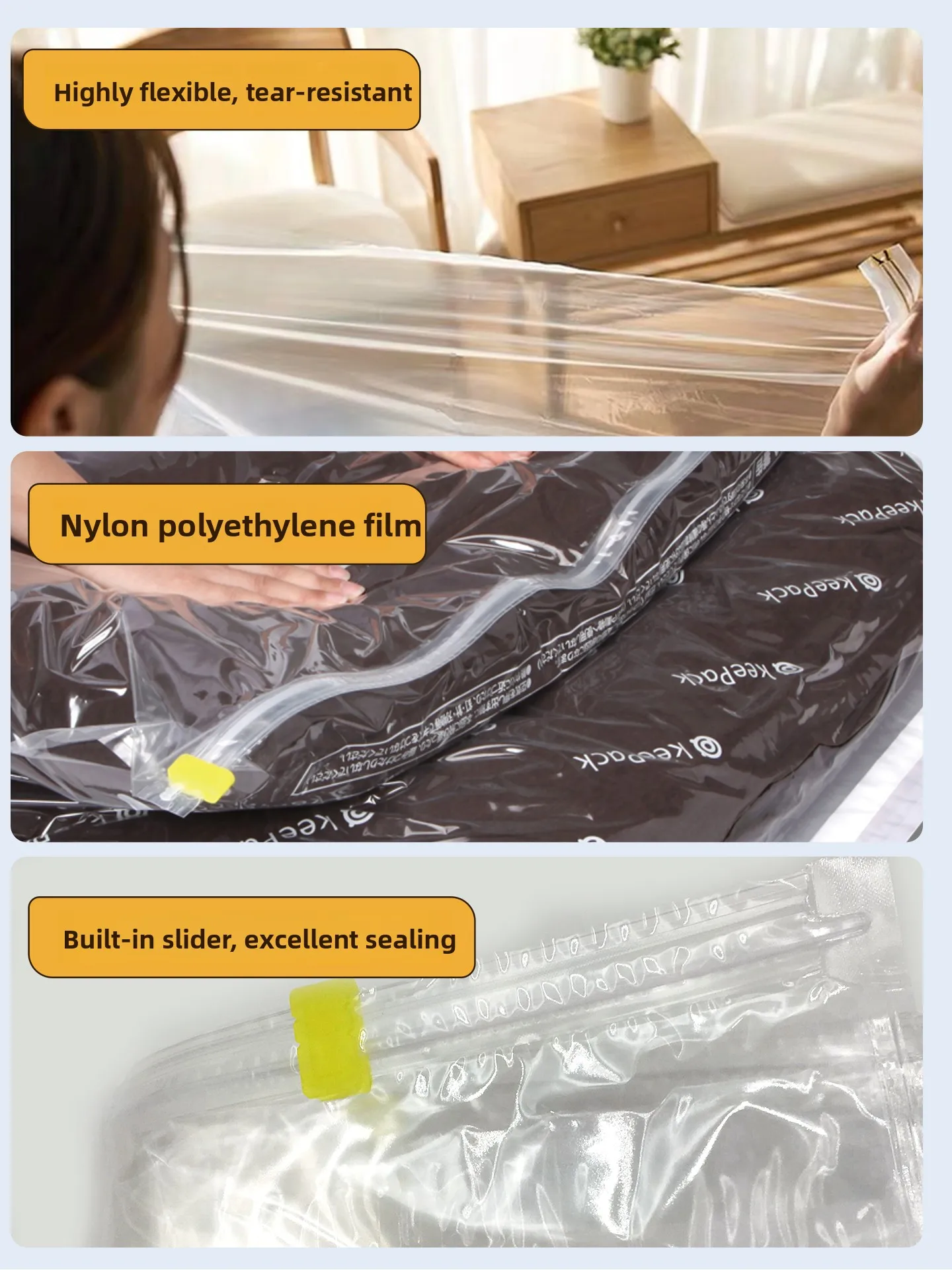 

TOWA Original Hand Roll Vacuum Crion Bag for Dormi Bedroom Clothes Quilt Storage Bag Japanese Sle Home Series