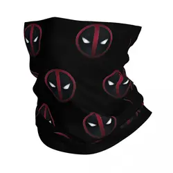 Custom Cartoon Superhero Deadpool Bandana Neck Gaiter UV Protection Face Scarf Cover Halloween Cosplay Headband Tube Balaclava