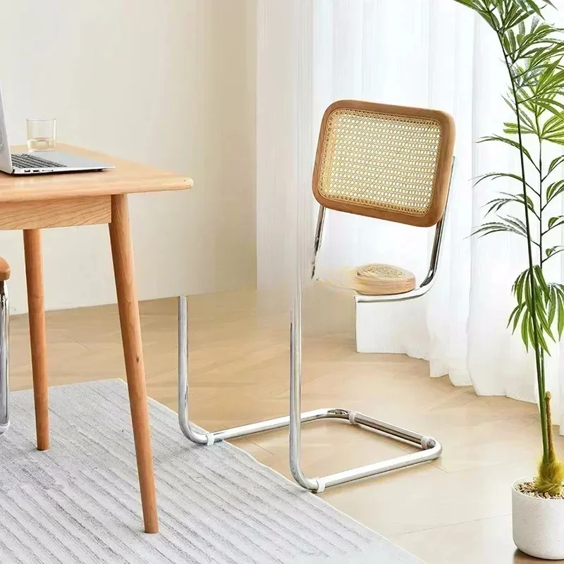 Обеденные стулья Современный дизайнер Nordic Cesca Роскошный салон Уличный стул Эргономичный балкон Sillas Para Comedor Мебель WK50DC