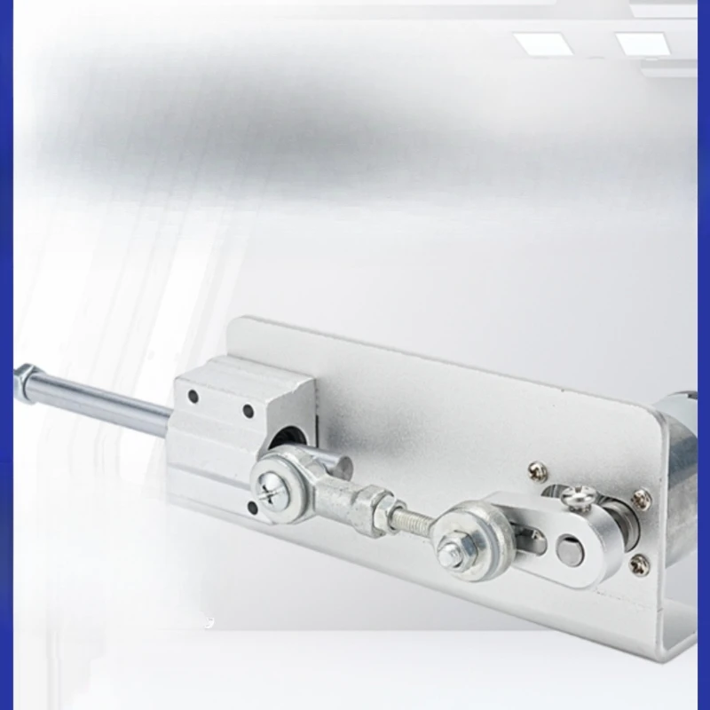 

Compound linear telescopic motor push-pull rod motion mechanism automatic round-trip