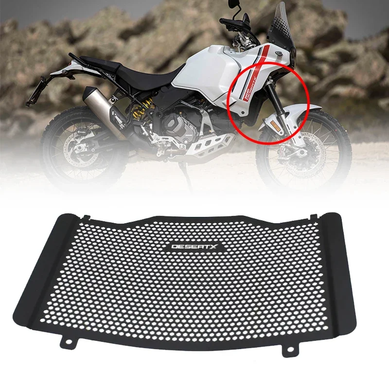 

Fit For Ducati Desert X 2022 2023 Accessories Motorcycle Radiator Guard Protect Cover DesertX Radiator Grille Cover Radiator