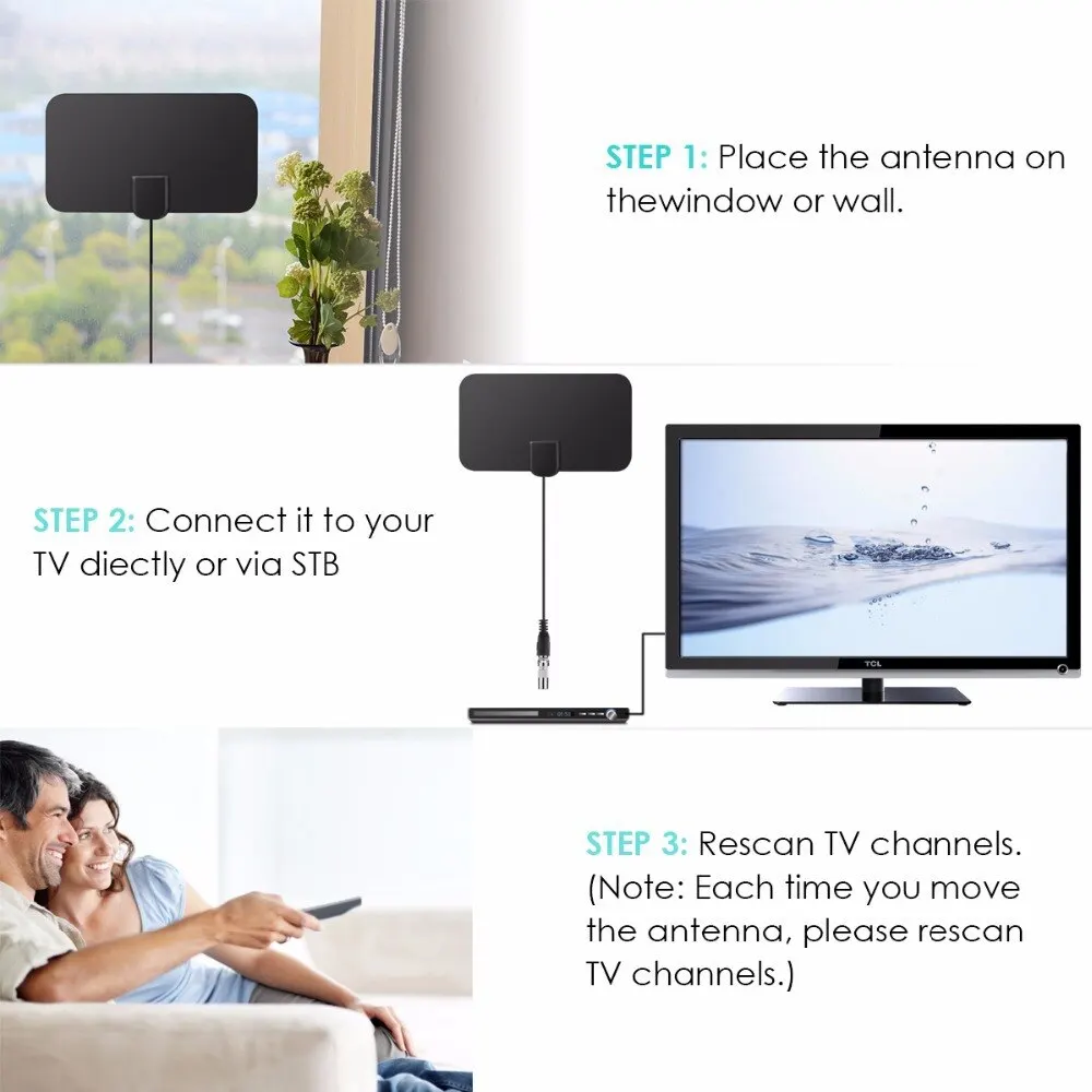 Antenna Mini European And American Hdtv Antenna Indoor Highdefinition Digital Antenna Dvb T2