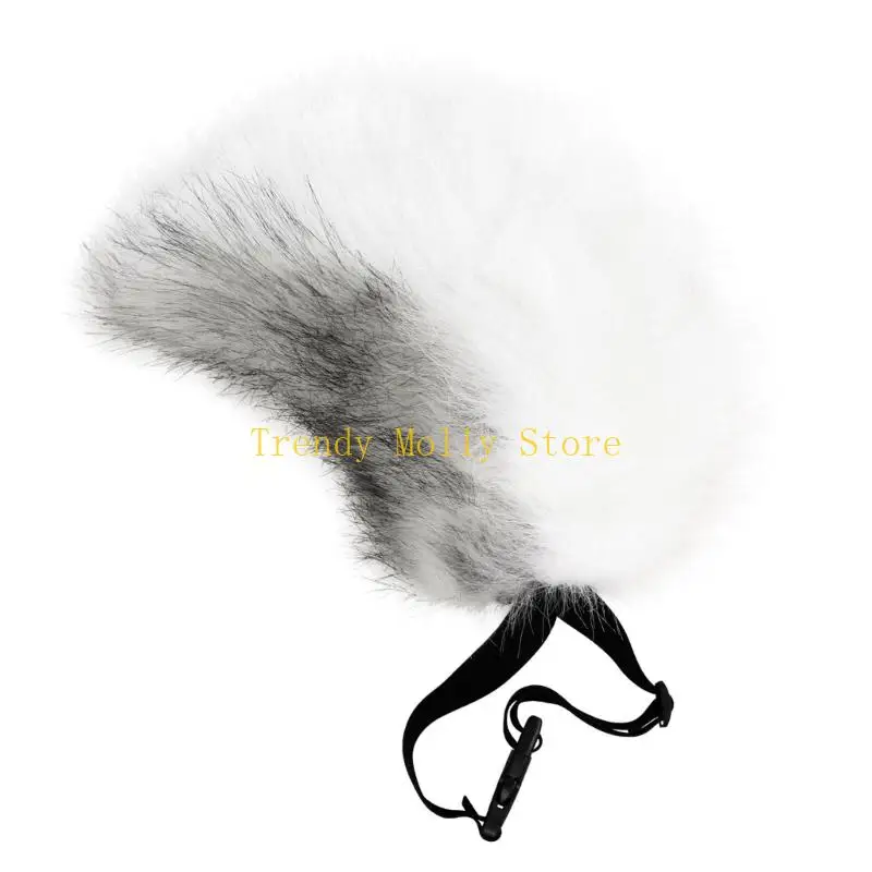 N5KB Plush Tail Phụ kiện trang phục tiệc Halloween để nâng cao trang phục