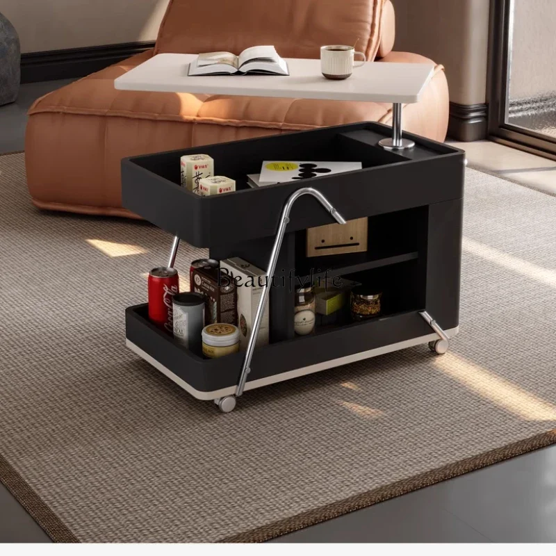 

ls 04Italian minimalist coffee table removable storage sofa side living room tea table