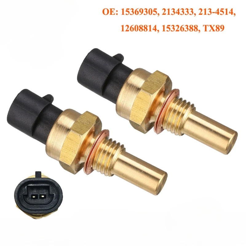 New Coolant Temperature Temp Sensor For GM For GMC TPI TBI LT1 LS1 LS2 4.8 5.3 6.0 5.7 OEM 15369305 2134333 213-4514 15326388