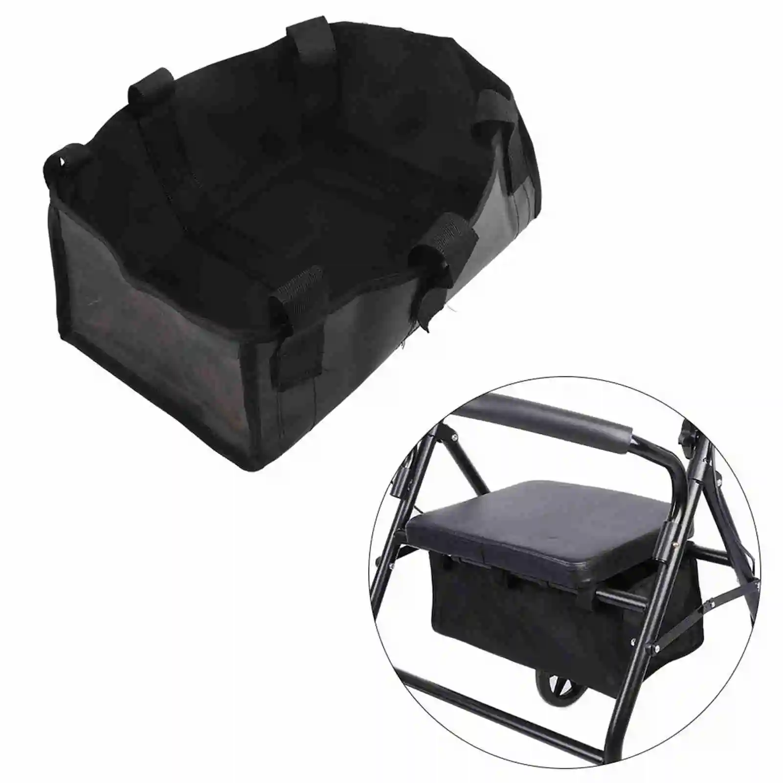 4 Wheeled Walker Rollator Wheelchair Frame Replacement Storage Bag Wheelchair Frame Storage Bag Walker Bag Wheelchair Frame Bag