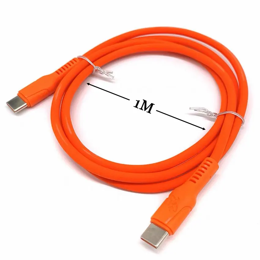 1PCS PD3.1 240W USB C to C Cable 5A Fast Charging Cable for TS101 MHP50 Smart Phone Earset Type-C Fast Charge Cable 1M