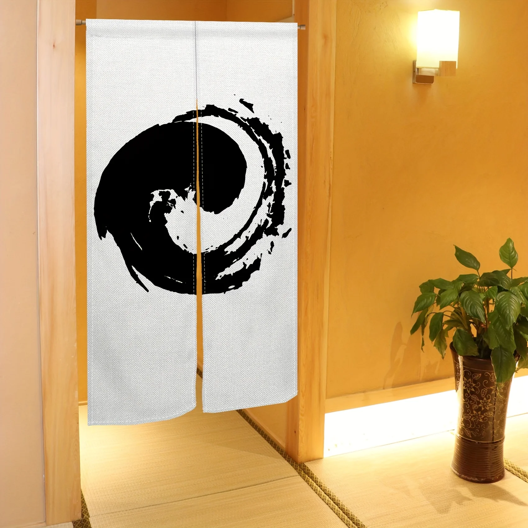 

Японская занавеска Инь-Ян фэн-шуй, подходящая для использования в области перегородки, таких как спальня и кухня.