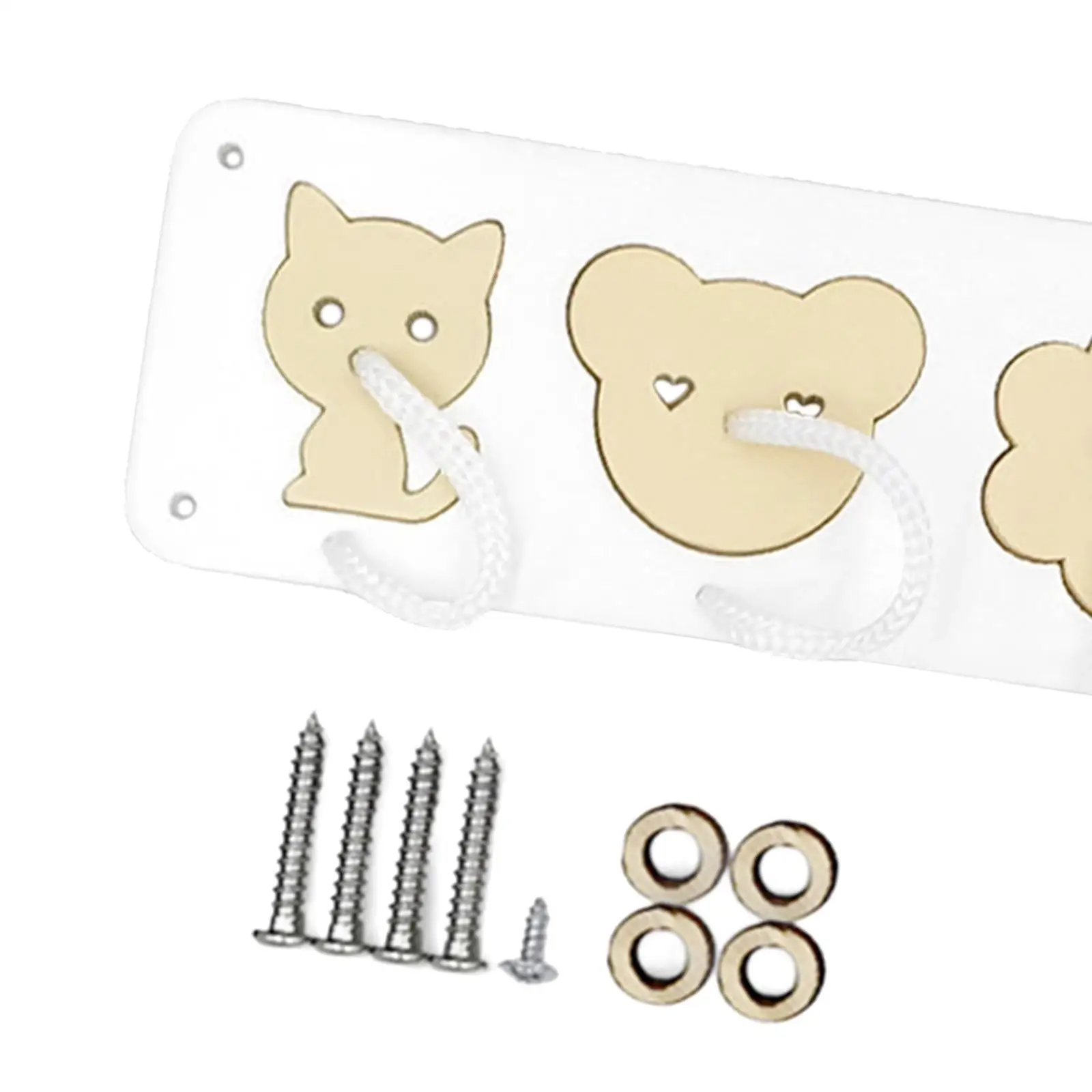 Papan Sibuk Kayu DIY Aksesori Mainan Keterampilan Belajar Perkembangan Montessori