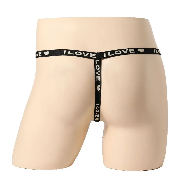 يا خاتم مطرز حزام رياضي سيسي الملابس الداخلية حزام بوق الحقيبة محسن سيور الجبهة مفتوحة ثقب Pensi g-سلسلة مثلي الجنس المثيرة الملابس الداخلية #3