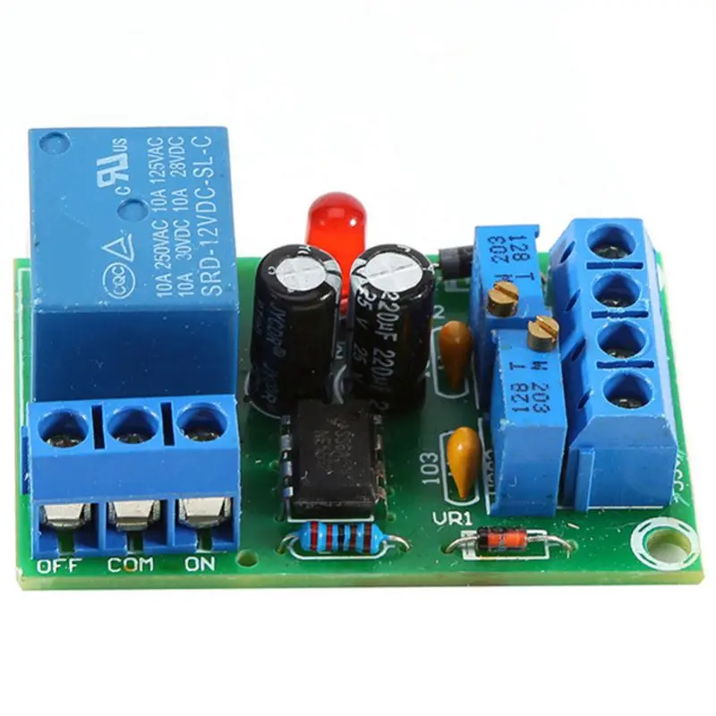 Top Deals 12V Battery Automatic Charging Controller Module Protection Board Relay Board Module Anti-Transposition Smart Charger