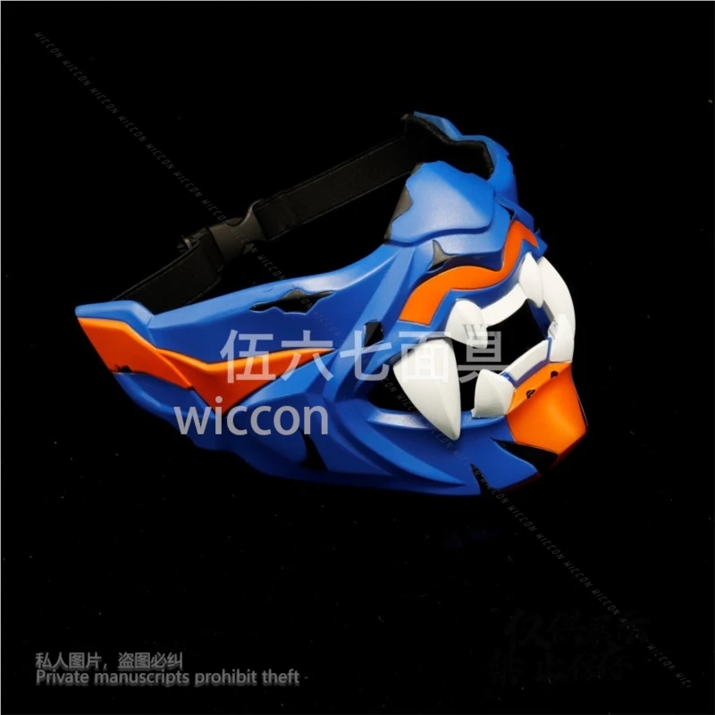 Valorant Yoru-mascarilla de resina con estampado 3D, disfraz de Cosplay, casco, sombreros geniales Y2K, accesorios de fiesta de cómic de Halloween, accesorios para hombres y mujeres