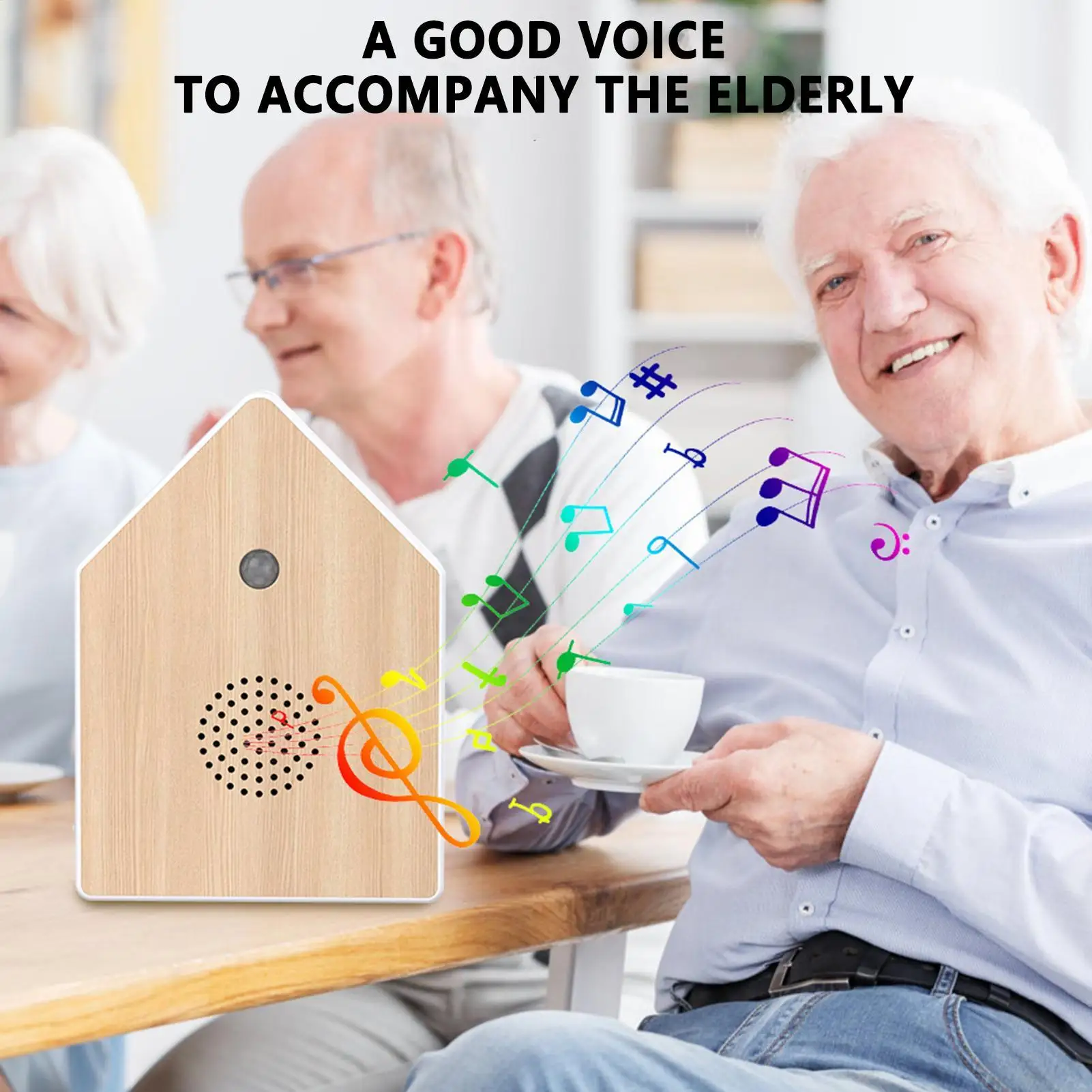 Bird Sounds Box with motion detector Motion-Activated Singing Bird Box Nature Voice Maker for relaxation and enjoyment