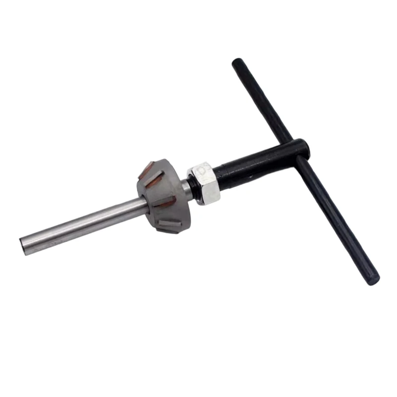 30 Degree Angle Carbide Valve Reamer Grinding Wheel Valve Seat Cutter for Motorcycle Car Engine Valve Seat Repair Reamer Head