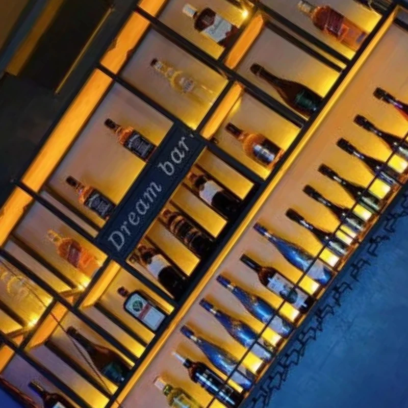 

Vertical Miniature Wine Rack Vintage Luxury Cabinet Living Room Wine Cabinet Wall Buffet Liquor Bottles Vitrinas Furniture