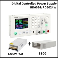 RD RD6024 RD6024W 60V 24A USB WiFi DC DC Adjustable Step Down Voltage Bench Power Supply Buck Converter & 1200W  AC DC PSU