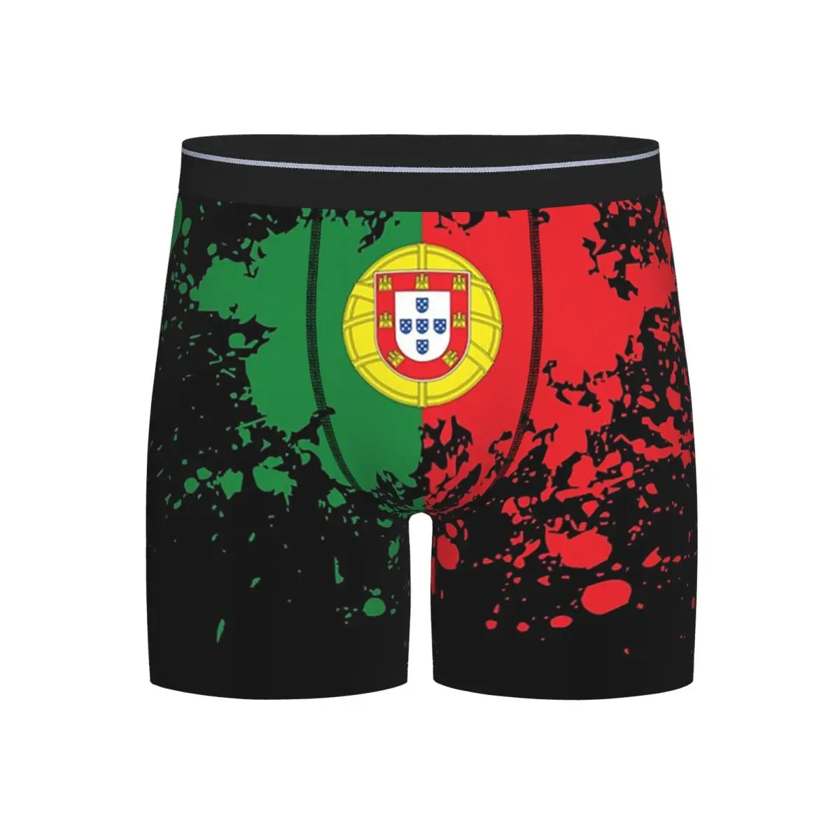 

Long Boxer Underpants Shorts Flag Of Portugal Panties Male Breathable Underwear for Homme Man Boyfriend Gift