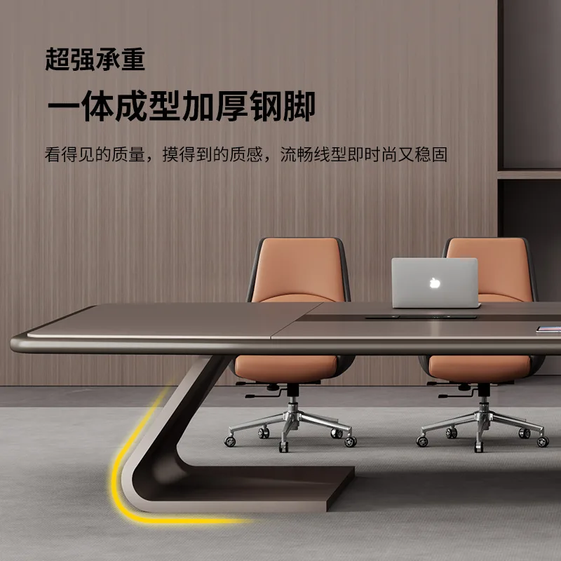 Conference table Large multi-functional conference room table and chair combination