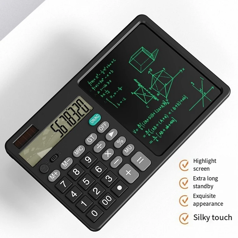 ZH70 Handwriting Tablet Desktop Calculator Financial Accounting Calculator Office Writing Draft Memo Handwriting Tablet Durable