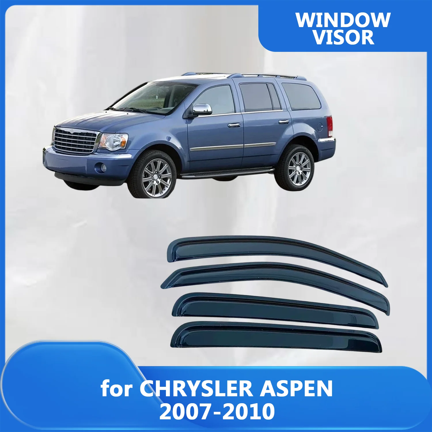 

Window Visor for CHRYSLER ASPEN 2007 2008 2009 2010 Wind Deflectors Rain Guards Door Visor Vent Shades Ventvisor