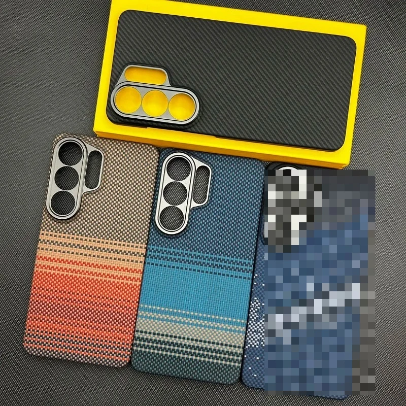 

Ultra Slim Magnetic Carbon Fiber Anti-drop Hard Case For Samsung Galaxy S26Ultra Wireless Charge Metal Lens Protector Back Cover
