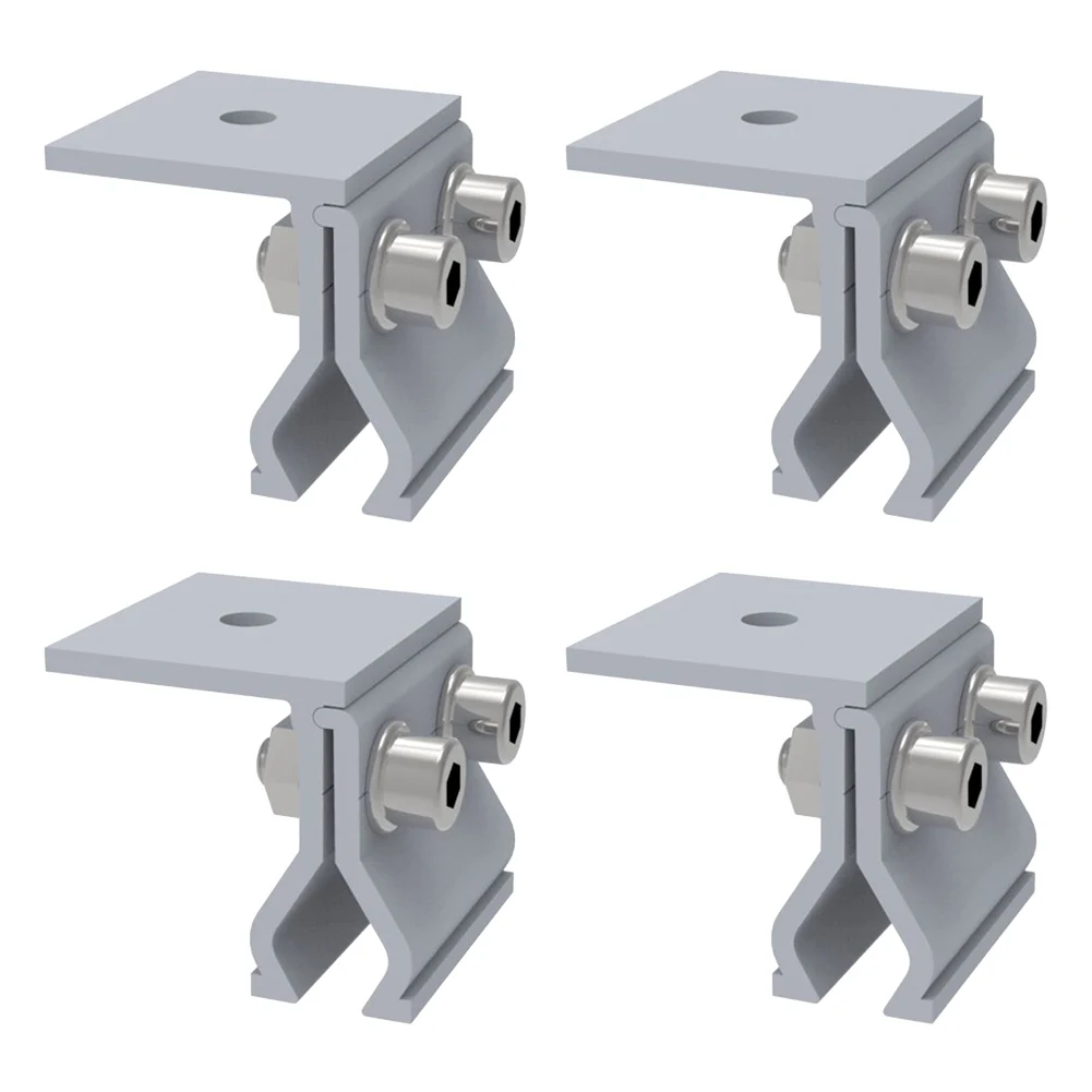 Alternative Energy Supplies Standing Seam Clamp Clips 1pc Aluminum Alloy Folded High Quality Sliver Replacement