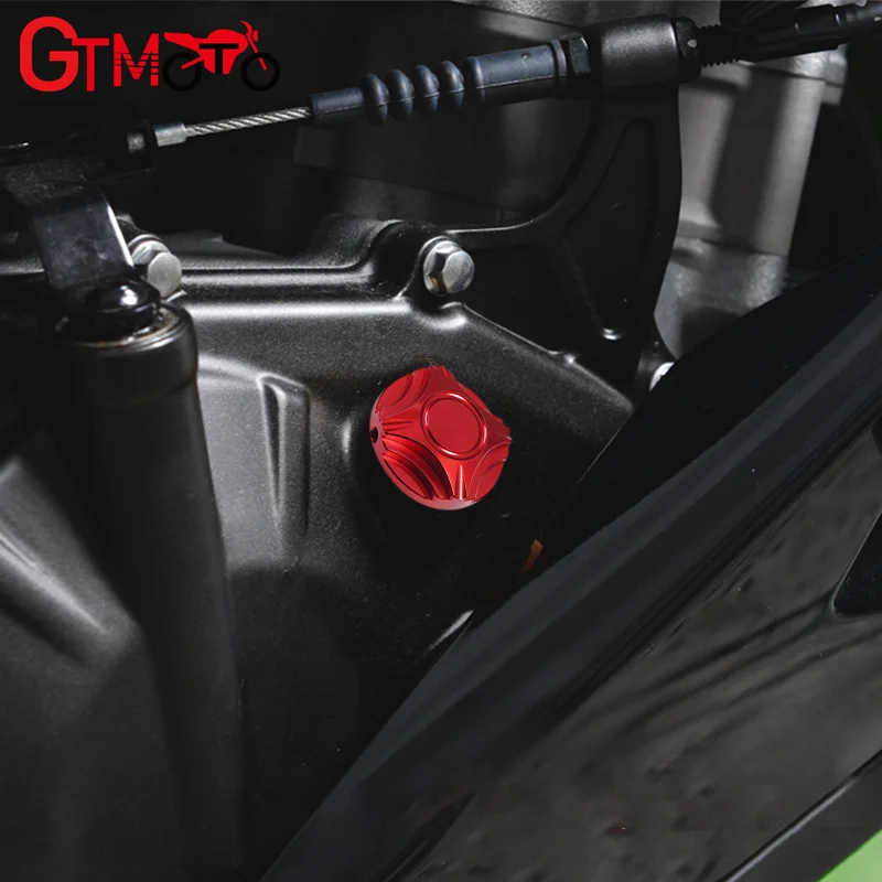 monster Motorcycle CNC Engine Oil Filler Cap Plug Cover For Monster 821 696 796 797 1200S 1100 EVO Oil Filter Cover Protector