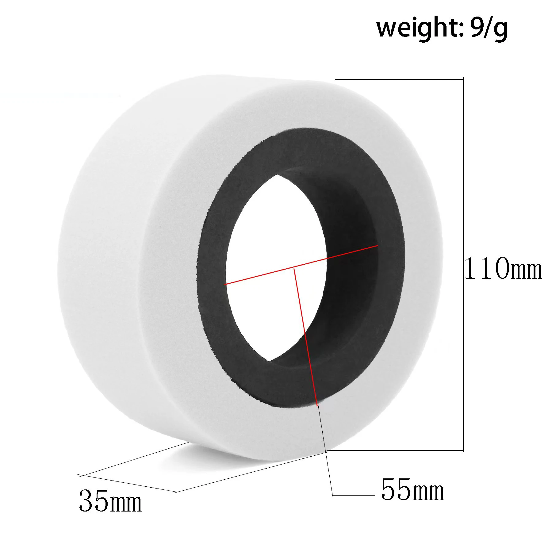 RS RC Dual Stage TPE Foam 105-110mm 100-110mm Fit 1.9 \