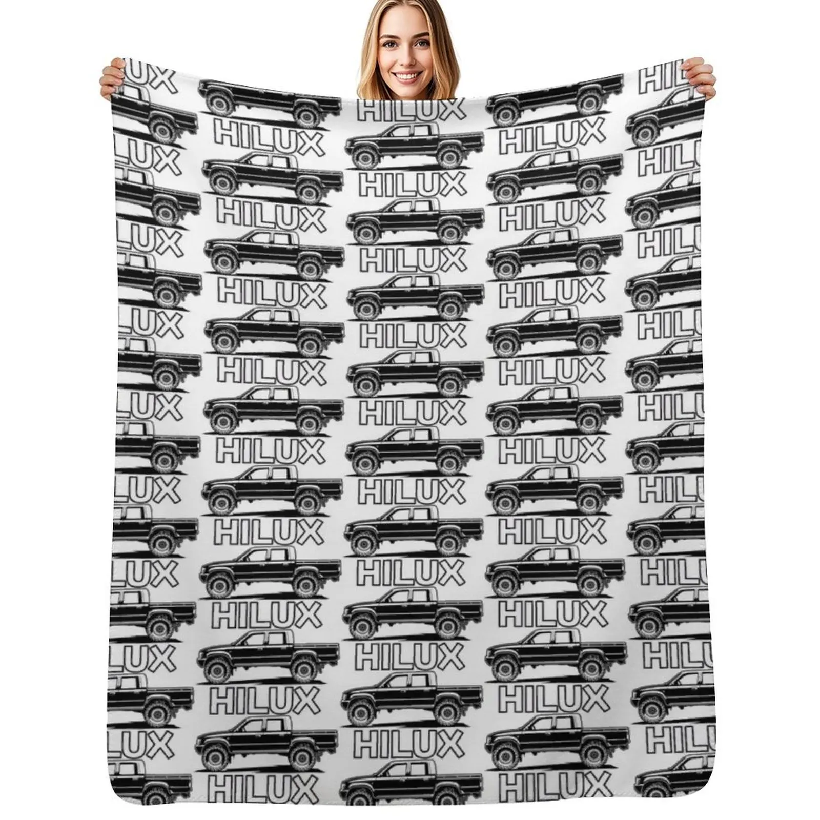 

Hilux Pick Up Throw Blanket funny gift heavy to sleep Giant Sofa Designers Blankets