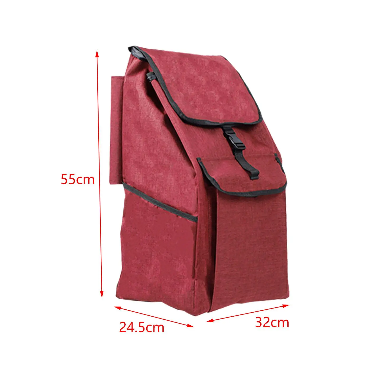 Folding Shopping Trolley Replacement Bag Oxford Cloth Shopping Cart Bag Waterproof Storage Bag for Grocery Cart Trolley