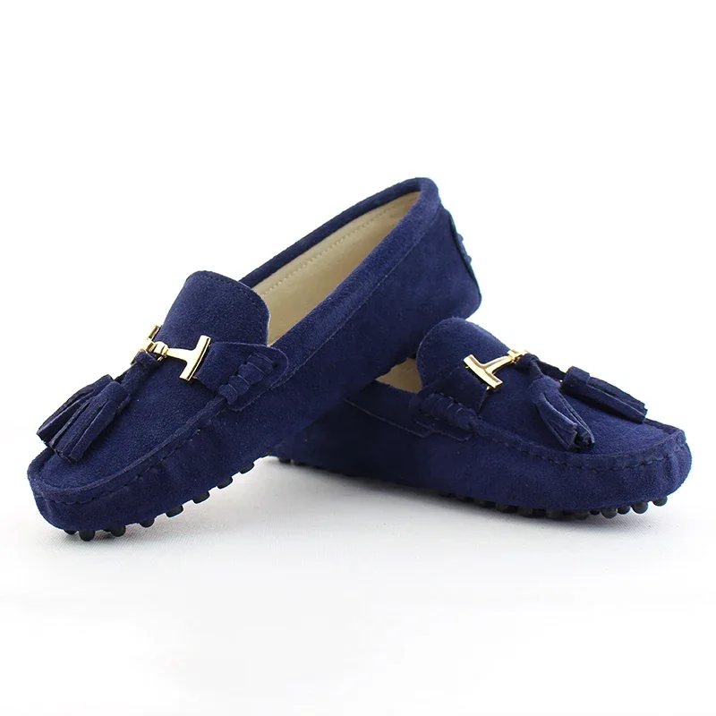 2025 Women Shoes 100% Genuine Leather Women Flat Shoes Handmade Leather Loafers Spring Autumn Casual Driving Shoes Women Flats