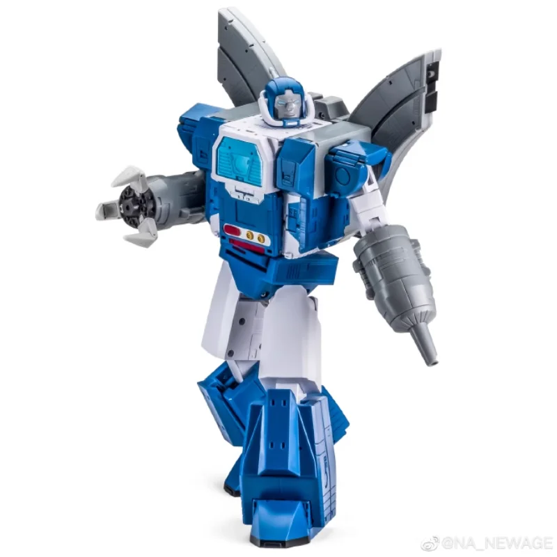 【สินค้าเฉพาะจุด】ของเล่นแปลงร่างดั้งเดิม NEWAGE NA H53B Blue Power King Kong Guard Action Doll