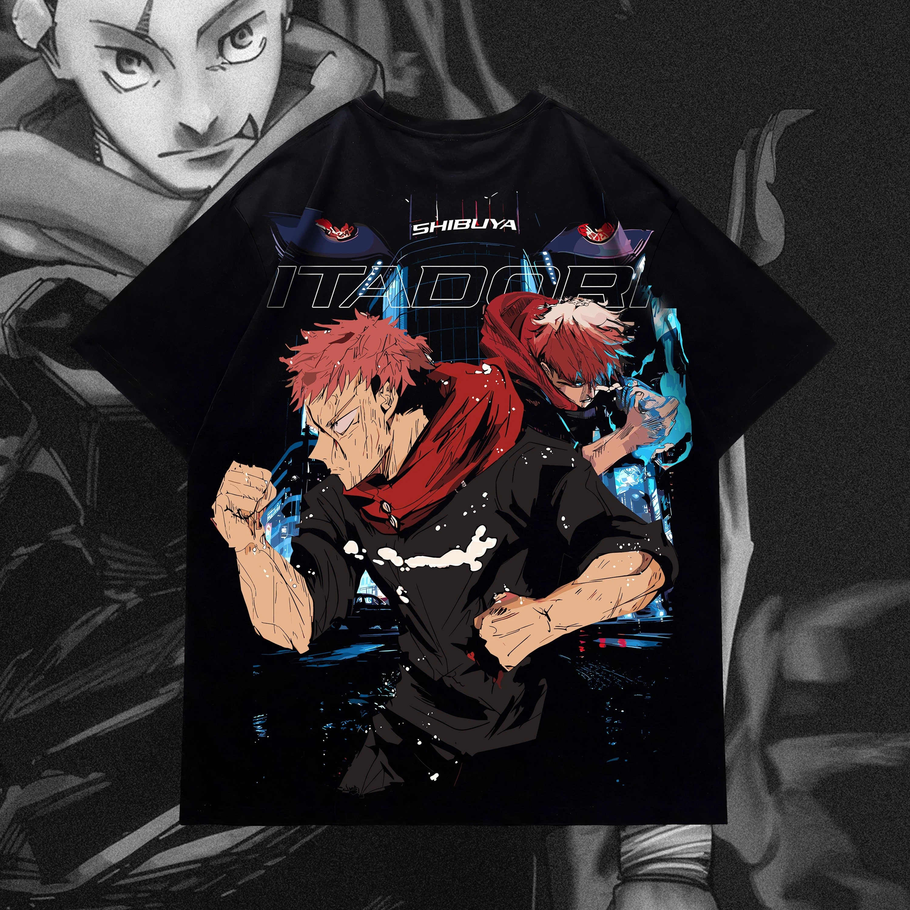 2026 Summer Jujutsu Kaisen Retro Cosplay T-shirt Men's Super Casual Cotton Printed Short-sleeved Unisex Children's Sports Shirt