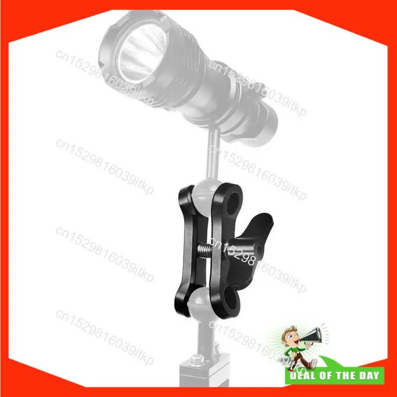 أغسطس 4X فراشة كليب الغوص المشبك موصل الضوء الكرة رئيس جبل ترايبود محول ل الذهاب برو 7 الرياضة SLR كاميرات تحت الماء