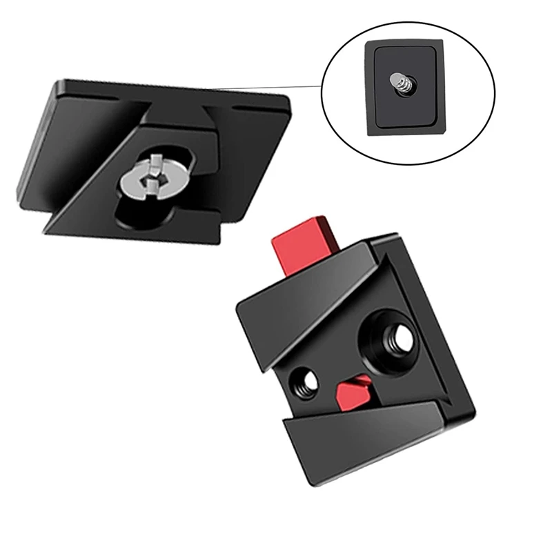 Hot TTKK Mini V-Lock Assembly Kit Female V-Dock Male V-Lock Quick Release Plate, V-Lock Plate