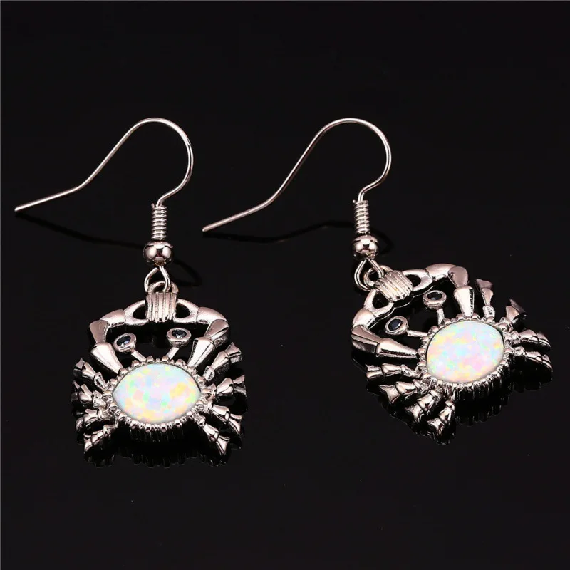 Attend The Banquet with Blue and White Australian Baby Crab Earrings, Featuring Trendy and Personalized Jewelry and Accessories