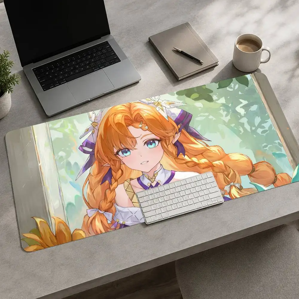 Sigrika Anime Wuthering Waves Mousepad Non-slip Suitable For Office Computers Laptops E-sports Game Desk Mats XXL Keyboard