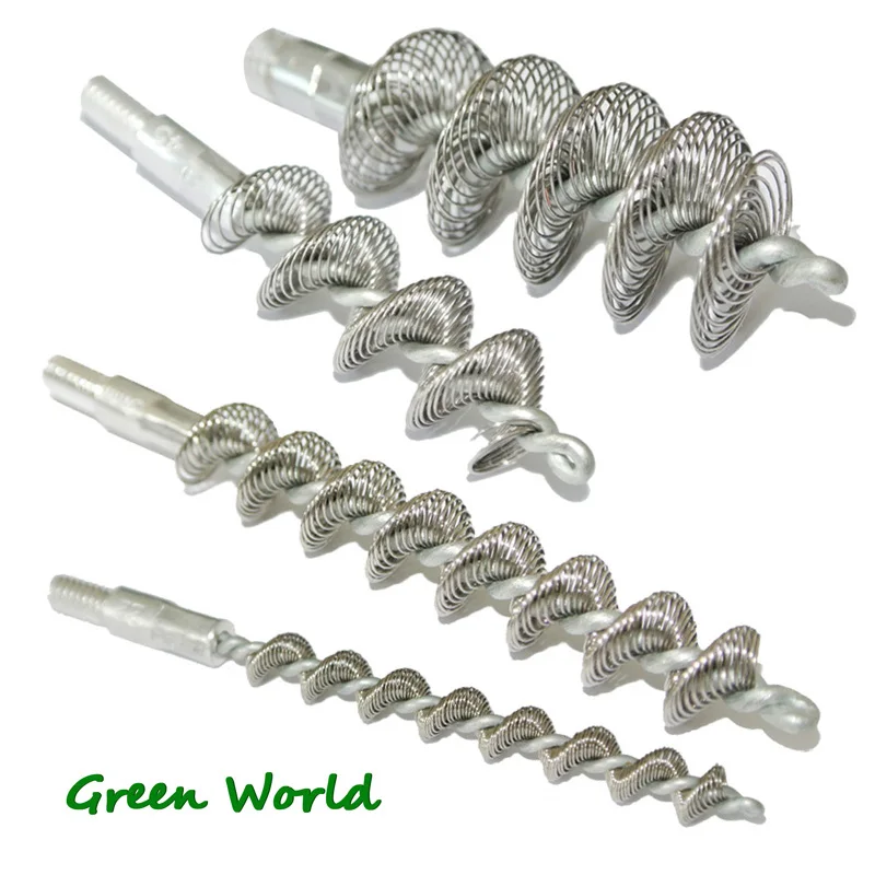 Green World .22cal-12GA Tornado Brush, Bore Cleaning Brush,Gun Clean Care Brush