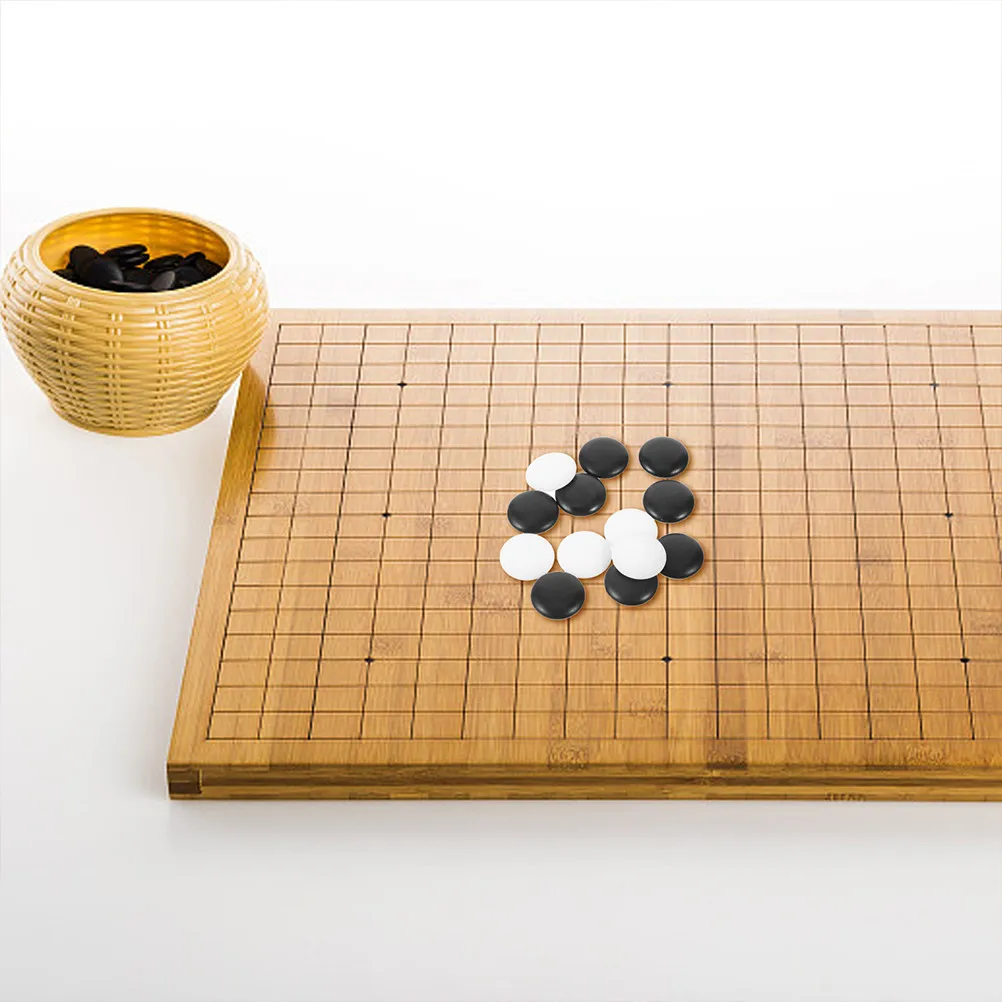 200 Pezzi Accessori per Go, Pietre Artigianali Piccole Bianche e Nere, Forniture per Uso Domestico