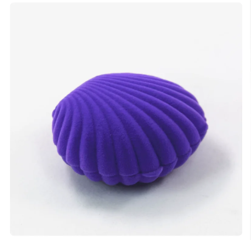 10pcs/lot 10pcs/lot creaative style ring stud earring necklace jewelry storage box mini shell shape jewelry box