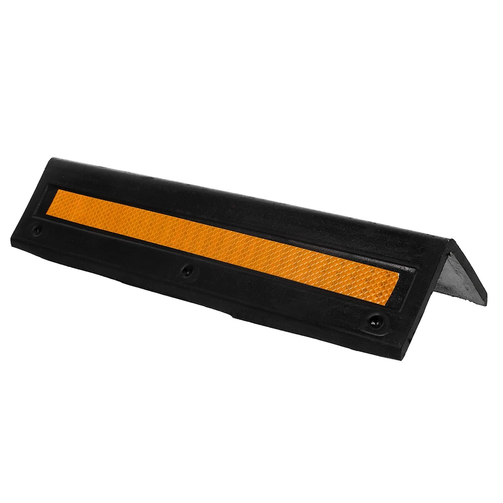 

Rubber Wall Corner Protector Anti Collision Strips Parking Lot Garage Heavy Duty Reflective Traffic Bumper Guard Car Shield