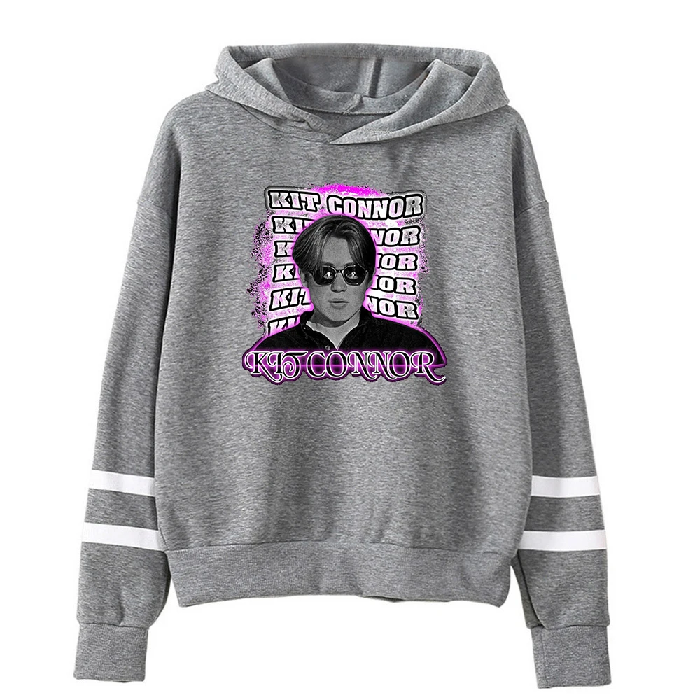 Kit Connor Heartstopper Tv Series Charlie and Nick Hoodie Pocketless Parallel Bars Sleeve Sweatshirts Men Women Fashion Clothes