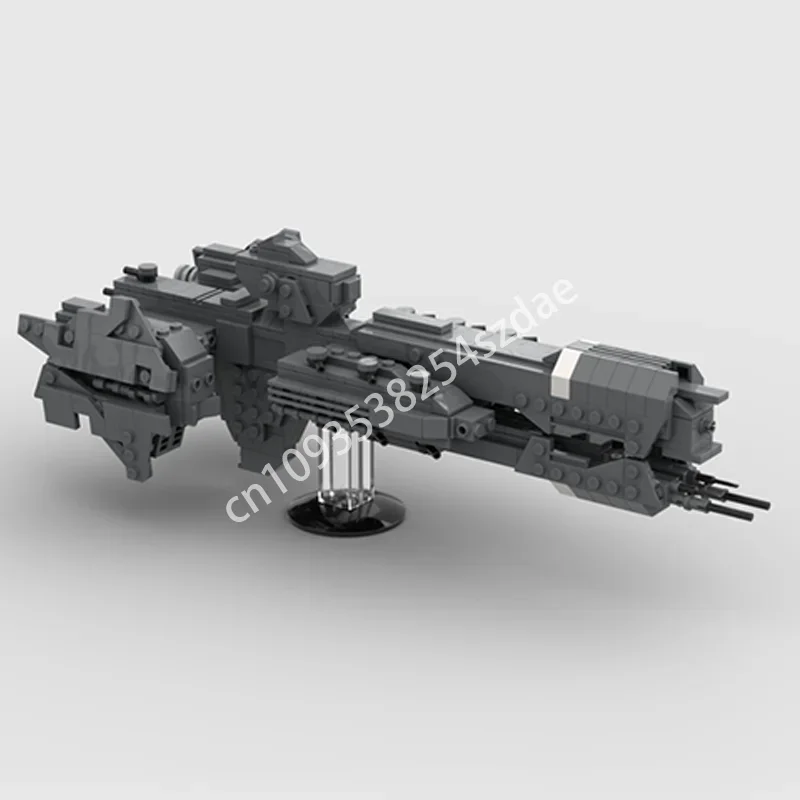 

550PCS MOC Science Fiction Movie (STAR BATTLE) Midi Scale UNSC Paris-class Heavy Frigate Building Model Festival Gift For Boy