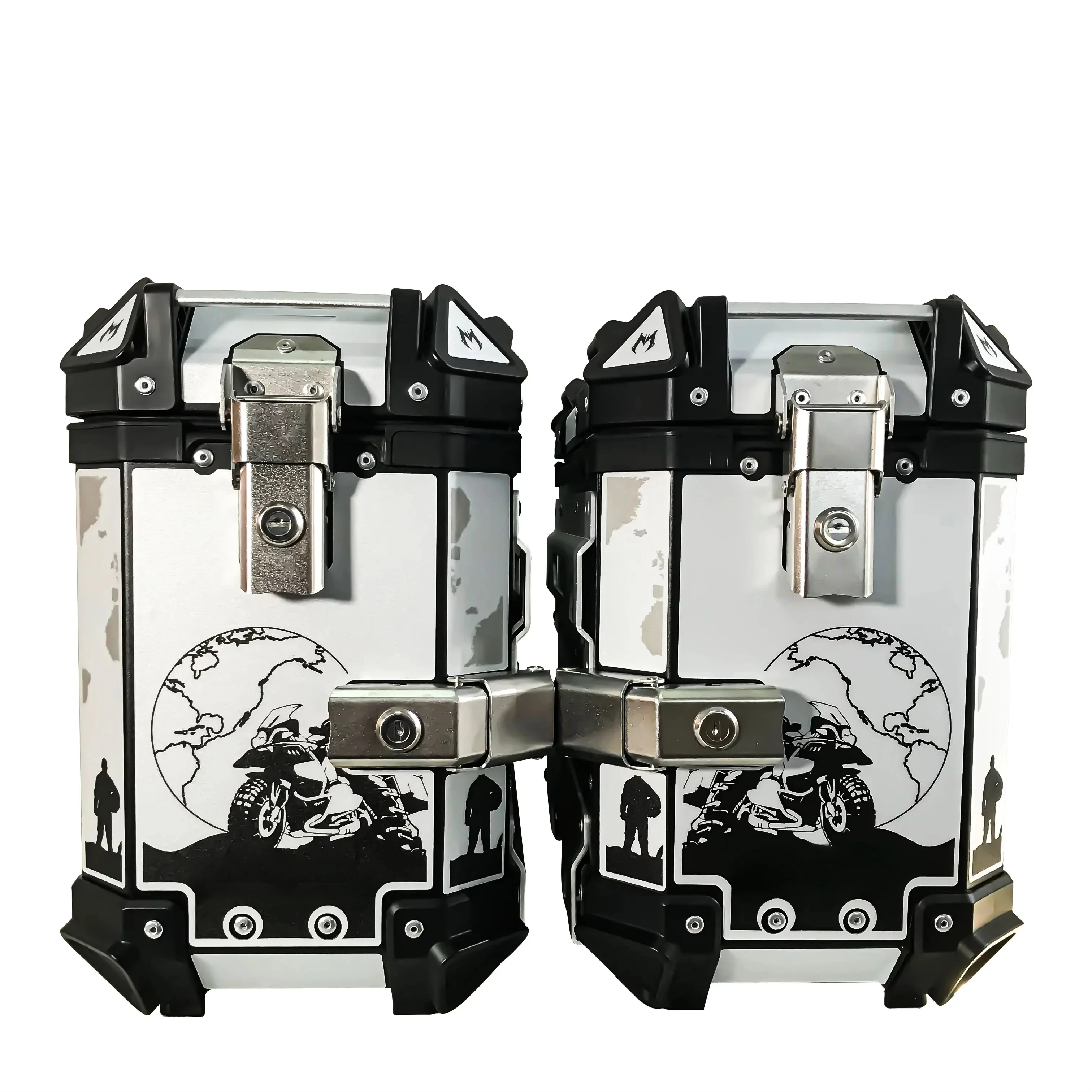 38L Original Accessories Motorcycle Waterproof Motorcycle Side Luggage Box 38L Aluminum Side Box